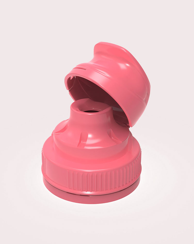 Sport Cap 29/25 — Variantă roz · render 3D